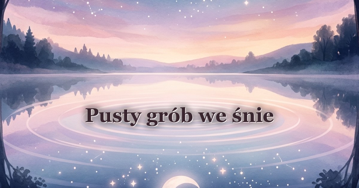 Pusty grób we śnie