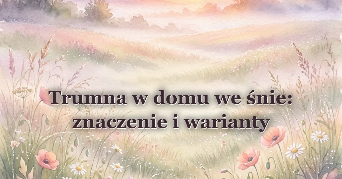 Trumna w domu we śnie: znaczenie i warianty