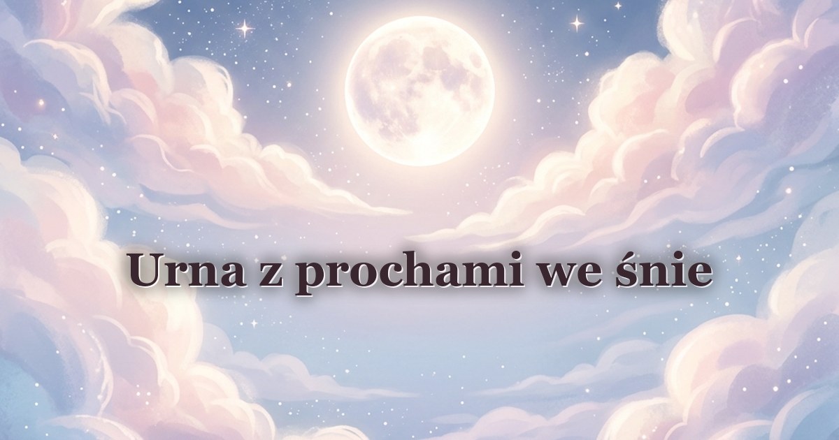 Urna z prochami we śnie