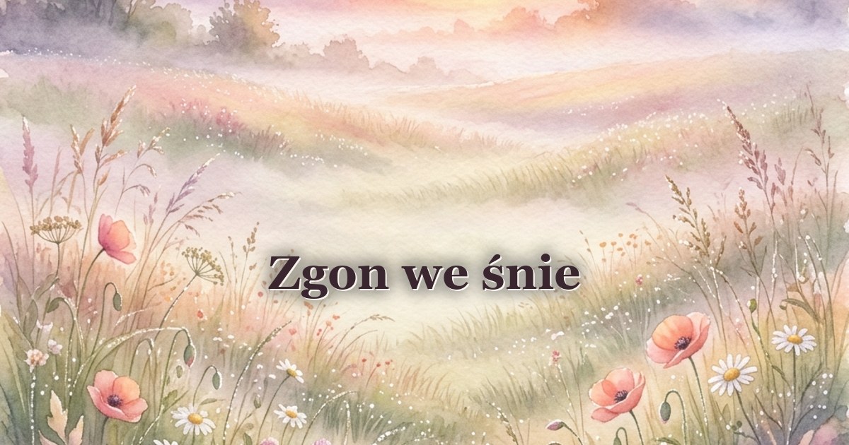 Zgon we śnie